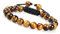 GD GOOD.designs Herren Armband aus echten Tigerperlen (Shamballa) Perlenarmband geflochten mit Tigerstein Tigerperle Tigerauge Tigerperlenarmband