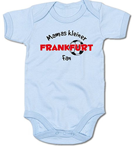 G-graphics Mamas Kleiner Frankfurt Fan Baby-Body Suite Strampler 250.0464 (0-3 Monate, blau)