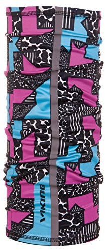 viking Multifunktionale Bandana - Nahtlose Konstruktion - Schnelles Feuchtigkeitsmanagement - 8844, Rosa/Blau