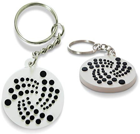 IOTA Schlüsselanhänger im 3D-Design | Einzeln & im Set | Ø 4cm (Einzeln)