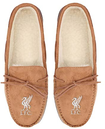 FOCO Premier League Championship SPFL League 1 - Pantofole a mocassino per tifosi di calcio, Liverpool, Medium