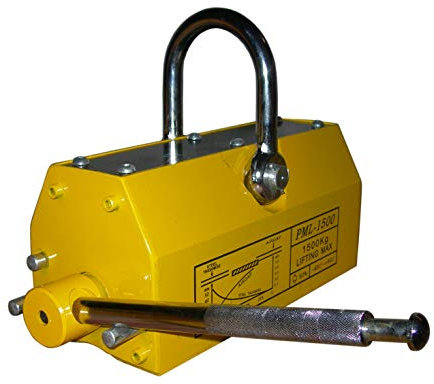 Lasthebemagnet Neodym Magnet für Kran Kranmagnet Hubmagnet Hebemagnet Lifter, Artikel:Lasthebemagnet 1500kg gelb