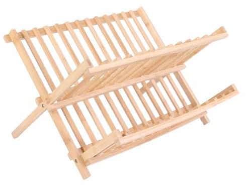 Cook Concept Egouttoir à Vaisselle 12 Assiettes - Bambou - Beige