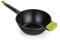 Bra Foodie Cast Aluminium Non Stick Wok - 28cm. 100% Recycled Wok Pan with Ergonomic Handle & Silicone Grips. Suitable for Induction & Other Heat Sources.