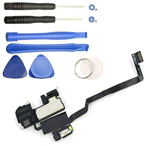 iReplaceParts Ear Speaker Flex Cable For iPhone X (5.8) Proximity Sensor & Ambient Light Sensor Replacement With Tool Kit 821-01591-A