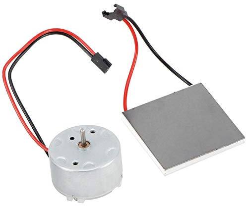 Kaminventilator Motor und Stromerzeugung Blatt/Kaminventilator Zubehör, Kaminventilator-Generator-Blatt Elektrischer Generator-Motor-Zubehör-Set für Wärmebetriebene Ofenventilator Holz/Holzbrenner