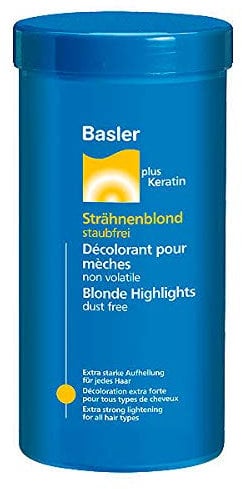 basler Strähnenblond staubfrei extra stark mit Keratin Dose 400 g