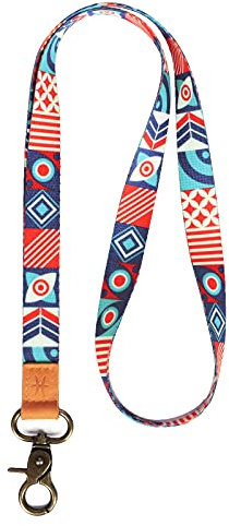 HEZEN Coole Lanyards, Halsband-Schlüsselanhänger, Hals-Lanyards für Schlüssel, Brieftaschen und Ausweishalter (Design J)