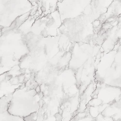 Full Roll Marblesque Wallpaper Marble Effect White Grey Modern Contemporary