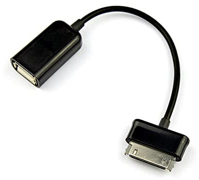 30 Pin to Female USB Adapter OTG Cable Compatible With Samsung Galaxy Tab 2 10.1 Tablet PC