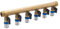 Collecteur mâle - femelle 20x27-6 départs multicouche à sertir Ø20 à vannes NOYON & THIEBAULT