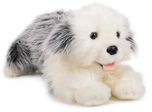 Bobtail Kuscheltier Wuschel Hund Old English Sheepdog Plüschtier FLOCKE