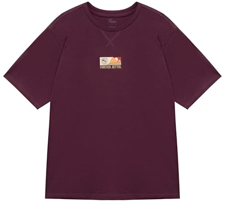 PUMA Unisex Better Sportswear Tee T-Shirts, Midnight Plum, S EU
