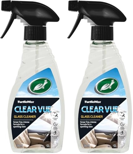 Turtle Wax 51781 Clearvue Car Glass Window Cleaner (500ml) (Pack of 2)