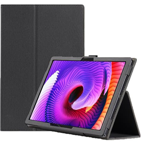YHFZR Hülle für OUKITEL OT5 Tablet, Ultra Schlank Schutzhülle Etui mit Standfunktion Smart Case Cover für OUKITEL OT5 Tablet 12 Zoll, Schwarz