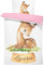 Pictogogo Personalisierte Baby Bettwäsche mit Hirsch 80x80cm, Wählbare Unterfarbe aus Baumwolle, Kinderbettwäsche Mit Namen, Babybett Komplett Set Mit Reißverschluss