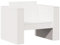 vidaXL Gartensessel Weiß 79x60x62 cm Massivholz Kiefer