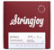Stringjoy NB0944 Phosphor Bronze Akustikgitarrensaiten, 9-44 Balanced Ultra Light Gauge, Akustikgitarrensaiten für klare Töne, langlebige leichte Gitarrensaiten, Naturals 6 Saiten Set