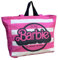 CARTOON Borsa mare Barbie con manici shopper borsa a spalla borsa da spiaggia grande con chiusura zip