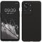 kwmobile Carcasa Compatible con OnePlus Nord 2T 5G Funda - Case TPU y Silicona antigolpes - Apto Carga inalámbrica - Negro Mate