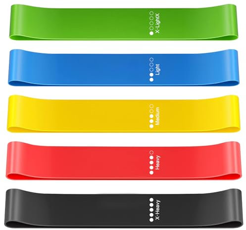 Surfou Fitnessbänder Set Sport Gummiband Fitness Resistance Band, Gummi Bänder Training Fitnessband, Gymnastikband Original Trainingsband, Trainingsbänder, Gummibänder, Sportbänder, Elastikband