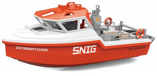 Heng Long SNIG RESCUE RTR BOAT BRUSHLESS 320MM LENGTH WHITE