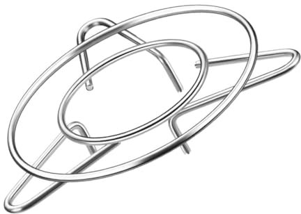 MOTHNUR Edelstahl Wok Rack Für Gasherd Stabiler Kochtopf- Für Küchen Rutschfester Ständer Für Wok Und Schnellkochtopf Robuste Kochzubehör Für Haushalt Und Gastronomie Einfache