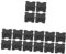 GLEAVI 4 Juegos Amortiguador Compresor De Aire Cable Válvula del Compresor Equipo Compresor De Puntal Compresor De Resorte De Válvula Soplador De Aire Manguera Caucho Black 4 Piezas X 4