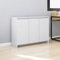 MOBCANT Sideboard, Küchenbuffet Apothekerschrank Arbeitsplatte Kaffeebar Geeignet für Küche Wohnbereich Foyer Korridor Weiß 102x33x75 cm Holzwerkstoff