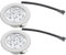 WOONEKY 2Piezas Bombilla LED para Campana Extractora Luz Resistente al Vapor Energía Reemplazo para Cocinas Plata