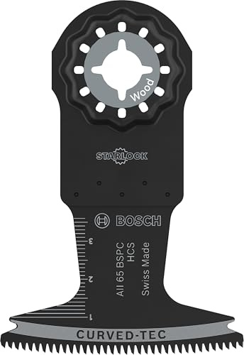 Bosch 10x AII 65 BSPC Tauchsägeblatt (für Hartholz, Weichholz, Breite mm, Professional Zubehör Multifunktionswerkzeug)