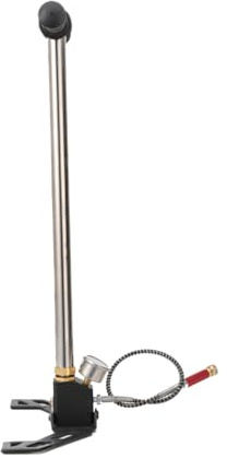 ECUTEE Pompa Manuale per PCP, 3 Stadi Pompa a Mano Pompa ad Aria Compressa 4500PSI ad Alta Pressione, Fucile ad Aria con Manometro, Acciaio Inox per Pistole ad Aria Compressa, Bombola Subacquea‌