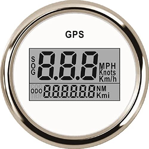 ELING Universal Digital GPS Tacho Messgerät ODO für Auto Motorrad LKW Yacht Gefäß 2 Zoll 9-32 V