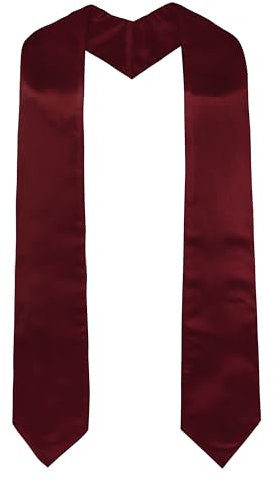 GraduatePro Abschluss Stola Kirche Priester Chor Stahl Erwachsene Unisex Universität 152cm Kastanienbraun