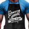 Shirtoo Grillschürze Das Schwarze kann Man abkratzen – Lustiges Geschenk für echte Männer und Grill-Fans