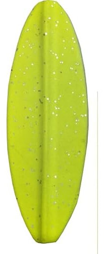 Paladin Durchlaufblinker - Forellenblinker Inline Spoon, Gewicht:3.5g, Farbe:schwarz-Glitter/fluogelb-Glitter