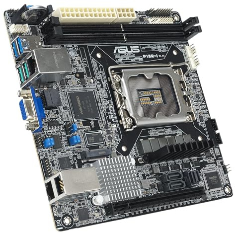 ASUS P13R-I Server Mainboard Sockel Intel LGA 1700 | mini-ITX, 2x DDR5 ECC UDIMM, 1x M.2, Dual-LAN, 6x SATA, 1x PCIe 5.0, 2x USB 10Gbit/s