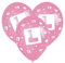 Shatchi BALLOONS-L-PLATE-18PK 18pcs Pink Hen Balloons L Plate Girls Night Decorations Bachelorette Party Accessories