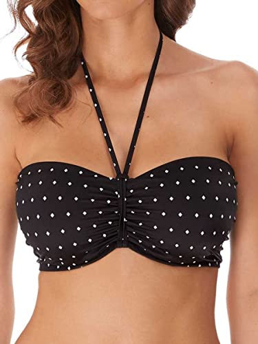 Freya Jewel Cove Bandeau-Bikinioberteil - Schwarz - 70F