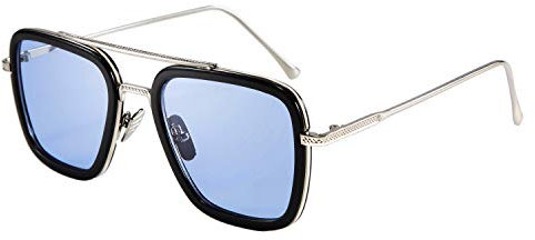 FEISEDY Retro Square Pilot Sunglasses for Women,Trendy Sun Glasses Mens Gradient Lens B2510