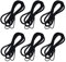 Expander Mit Haken,Spanngummi Mit Haken 6 Stück Spanngummi Gummispanner für Transportsicherung,Ladungssicherung,Camping (Länge von120cm)