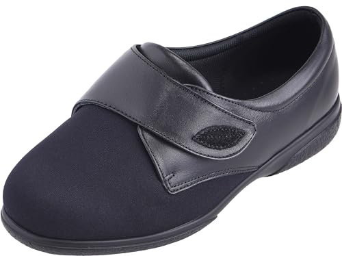 Cosyfeet Karena - Black - 9 - Extra Wide Women's Shoes