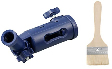 LIBOOI Multi Angle Paint Brush Extender, Paint Edger Tool for High Ceilings Long Paint Brush Holder Gooseneck Paint Brush Handle for Extension Pole