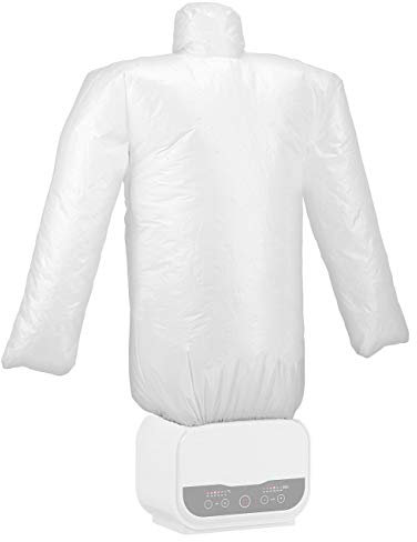 Sichler Haushaltsgeräte Hemden Bügelpuppe: Digitale 2in1-Bügelpuppe mit Warmluft-Gebläse, Versandrückläufer (mit Gebläsefunktion, zum aufstellen, Wäscheleine)