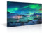 Aurora Borealis Leinwandbild, Nordlichter, Wanddekoration für Wohnzimmer, Nordlichter auf Lofoteninseln, Norwegen, Bild für Schlafzimmer, Poster und Kunstdrucke, fertig zum Aufhängen, 61x91 cm (BxH)