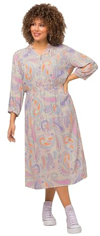 Ulla Popken Damen Midikleid