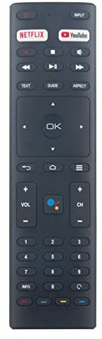 ALLIMITY Remplacer Vocale Télécommande adaptée à Zephir EDENWOOD ED43E00UHD-MM ED32C01HD-MM TAG32-8900 TAG42-900 TAG42-9000 TAG328900 TAG42900 TAG429000
