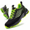 Zapatos de Seguridad para Hombre Mujer Zapatillas Trabajo Comodo Ligero Calzado de Seguridad con Punta de Acero Transpirable Verde 44