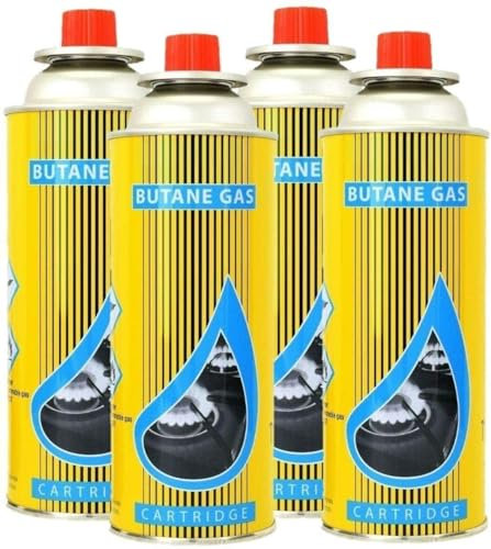 LBS® 28 BUTANE GAS BOTTLES CANISTERS FOR PORTABLE STOVES TORCHES COOKERS GRILL HEATERS CHEF WAND/ 227g cans/ UN2037 Regulated