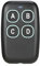 Cymwer Copia telecomando Controller on-off remoto a 4 pulsanti for porta stradale Moto elettrica for porta gadget Cancello garage (315 MHz)